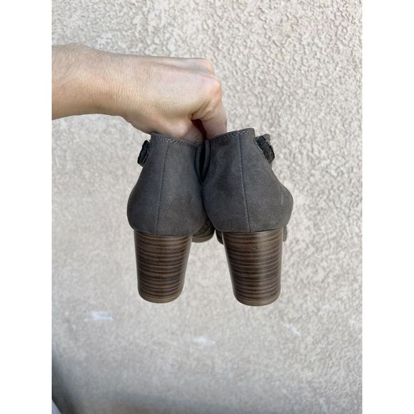 Seychelles open toe heeled ankle boot - Size 5.5 - Green - Picture 8 of 12